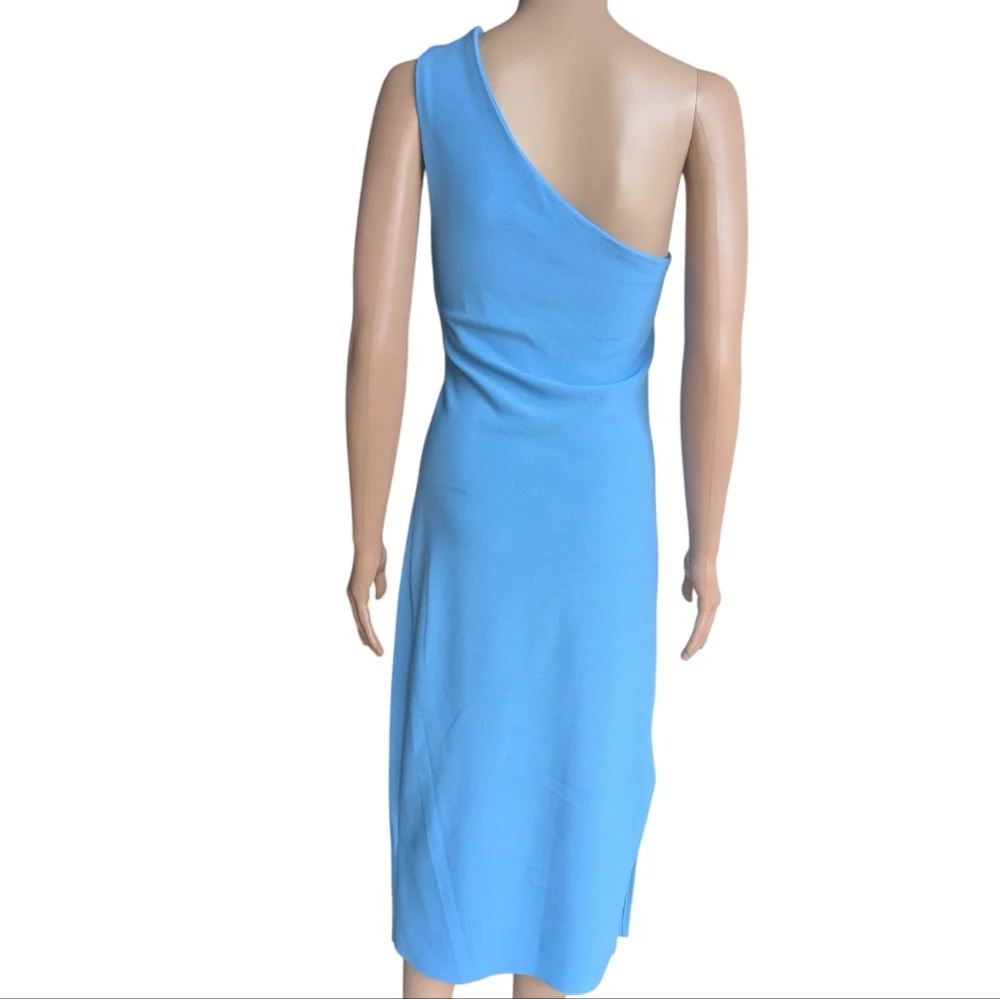 Jean Jail Willow midi one shoulder dress sky blue - Picture 8 of 11
